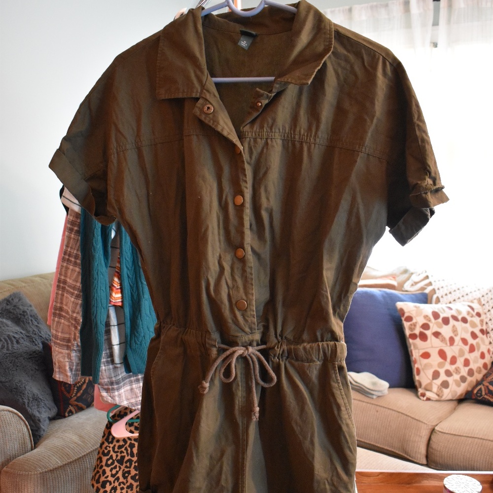 Women's Size medium Coverall Style Romper by Wild Fable